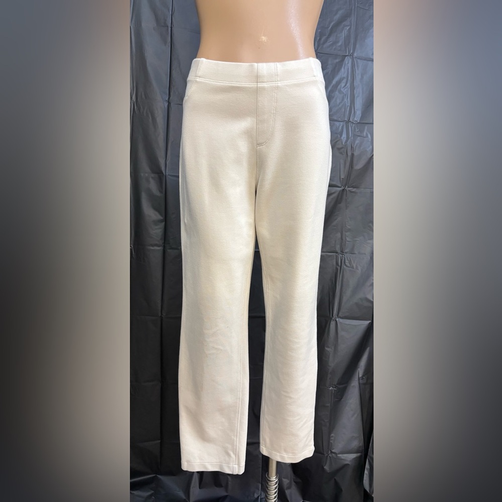 Karen Scott Cream Pull On Pants